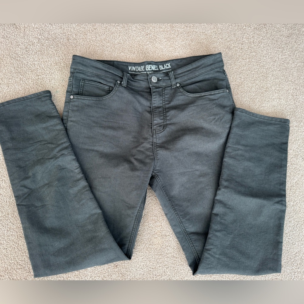 Men's Black Straight Leg Pants